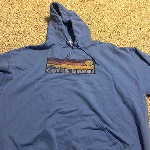 brand: jerzees, 3XL, Blue sweatshirt.